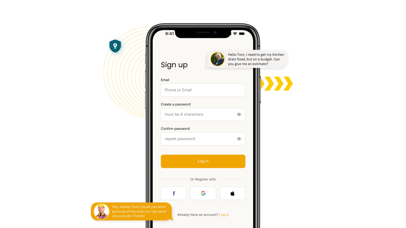 Buildezy App — Mobile app · Marketplace
